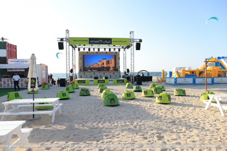 Packed and Fun-Filled Long-Weekend begins at the Etisalat Beach Canteen 2021
